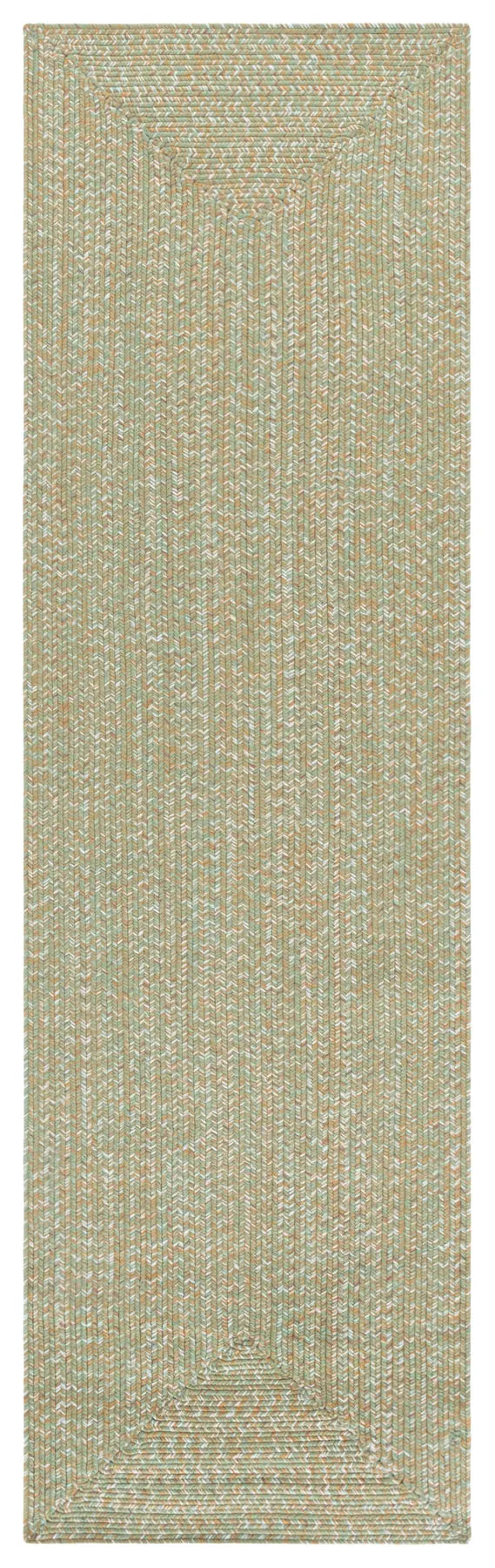 Safavieh Braided 2'-3" x 8'-0" Rug in Light Green / Sage