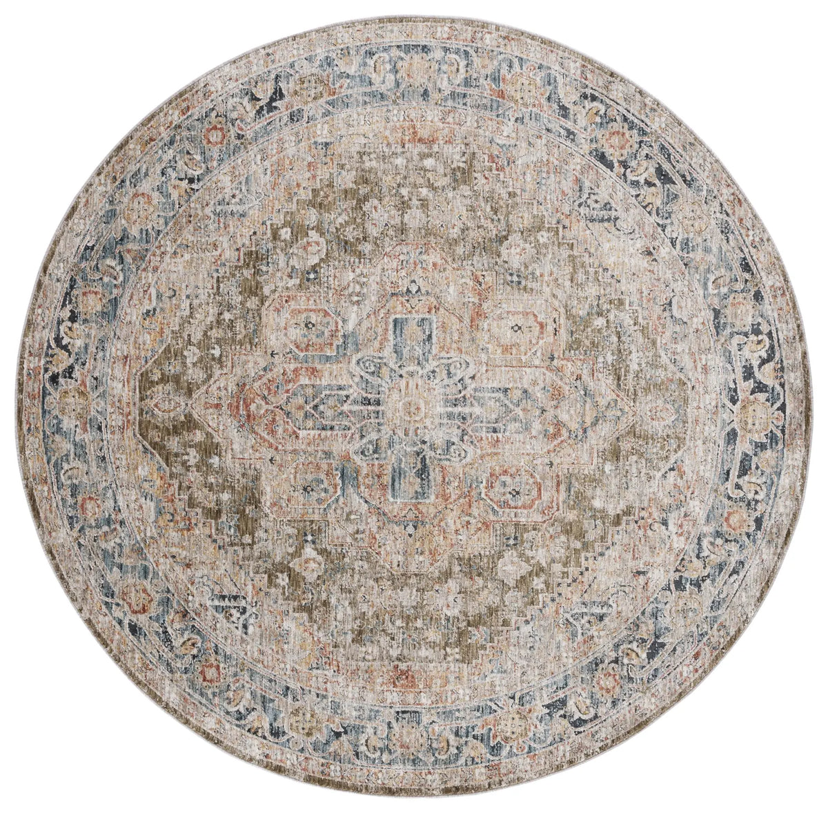 Safavieh Silverado 6'-4" x 6'-4" Rug in Sage / Blue