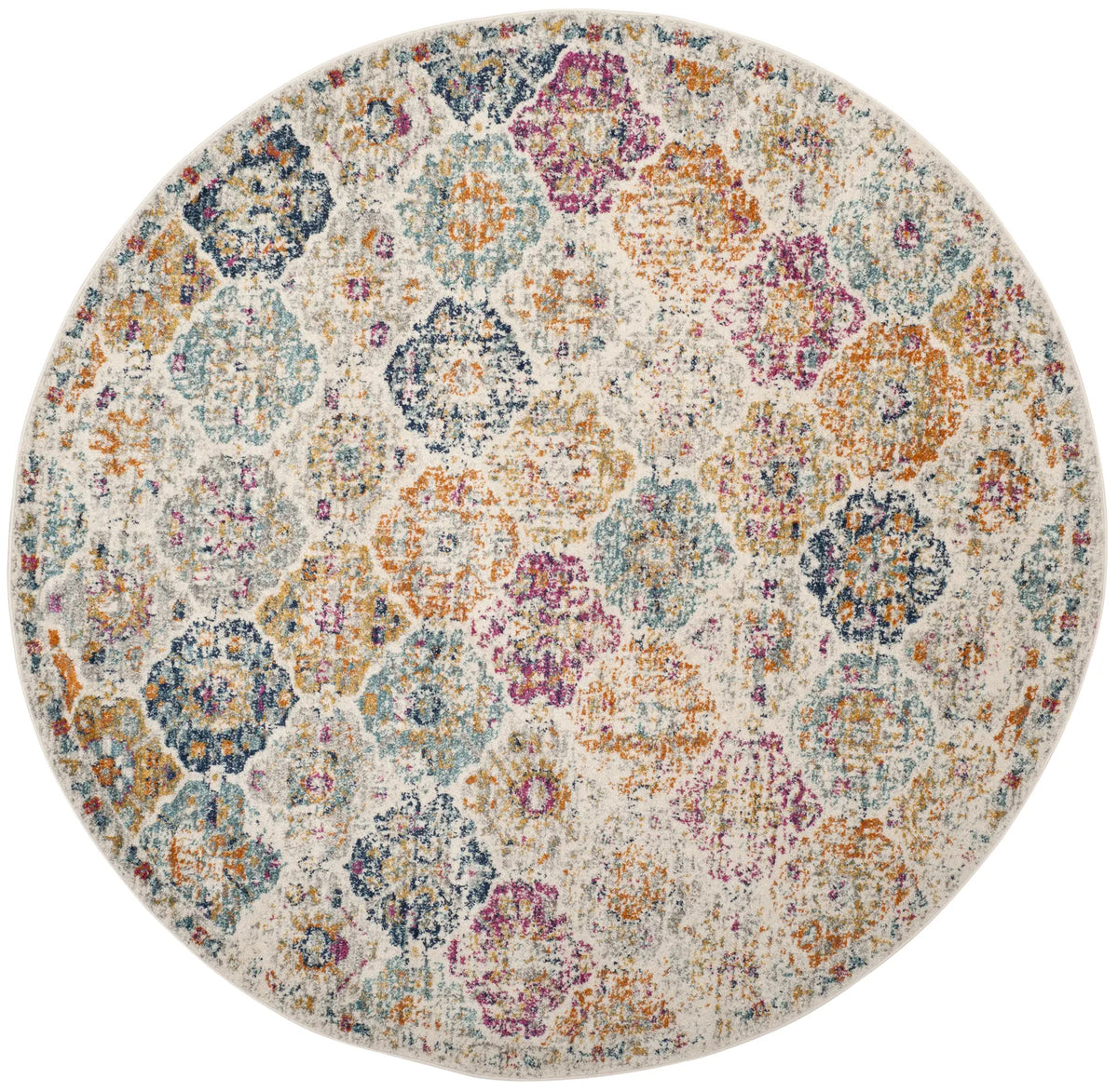Safavieh Madison 10'-0" x 10'-0" Rug in Cream / Multi