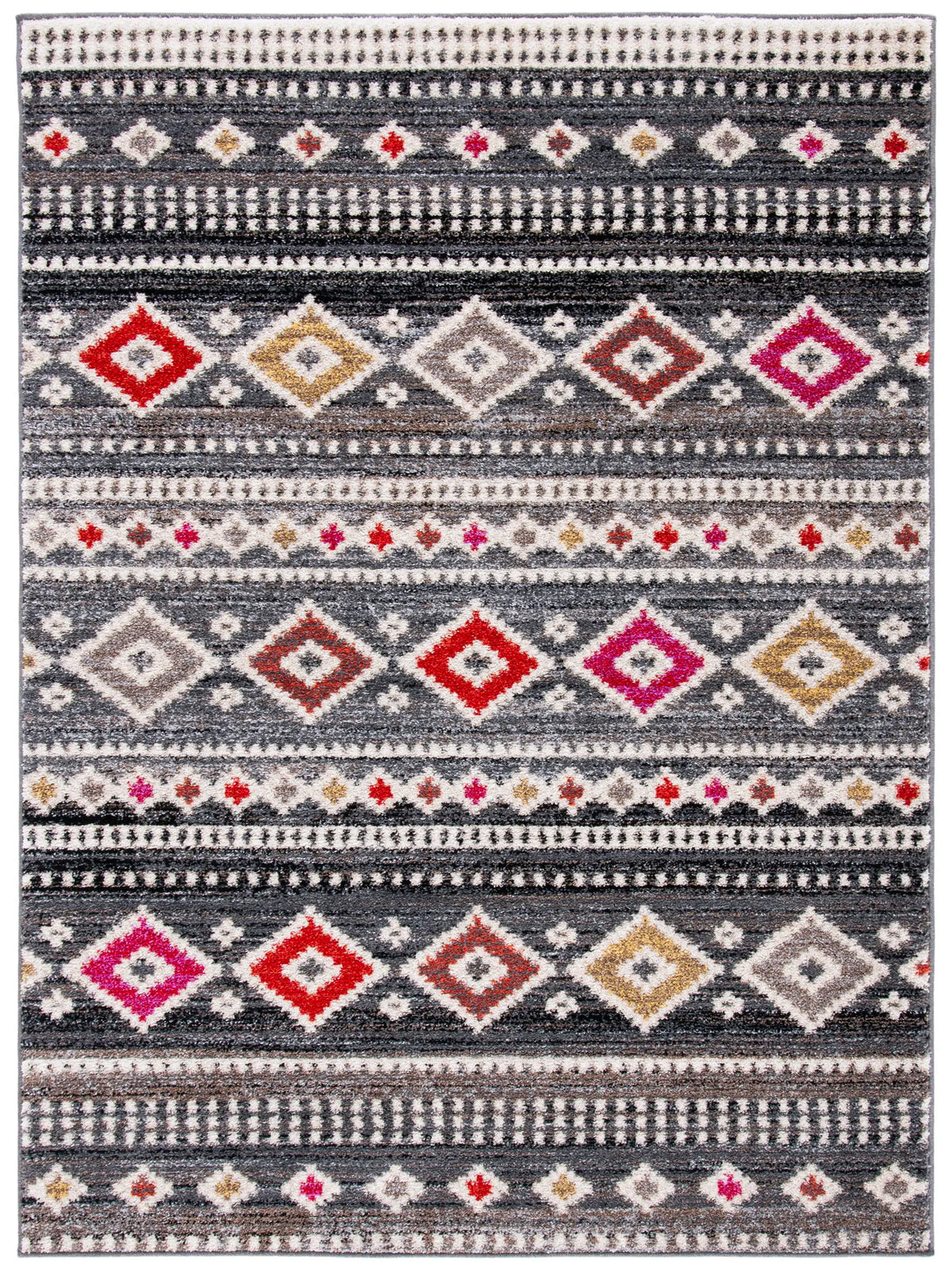Safavieh Adirondack 4'-0" x 6'-0" Rug in Grey / Ivory