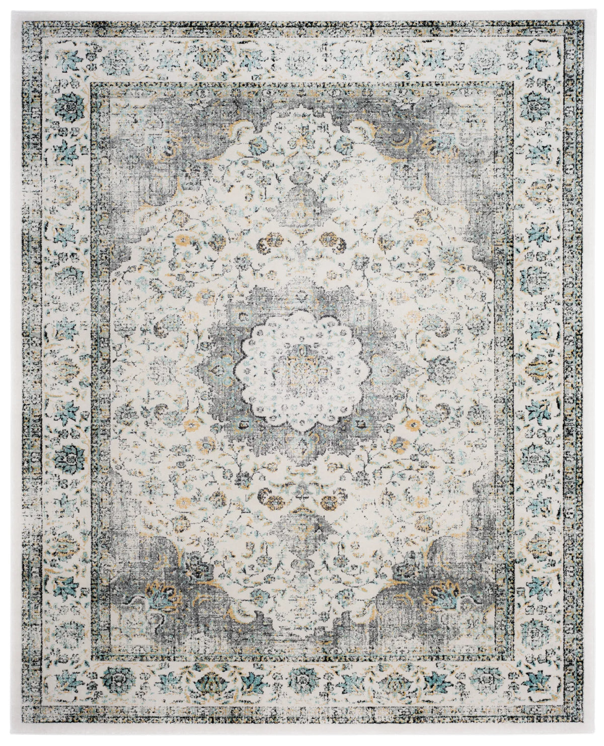Safavieh Evoke 10'-0" x 14'-0" Rug in Grey / Gold
