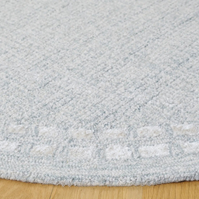 Safavieh Abstract 6'-0" x 6'-0" Rug in Light Grey / Ivory