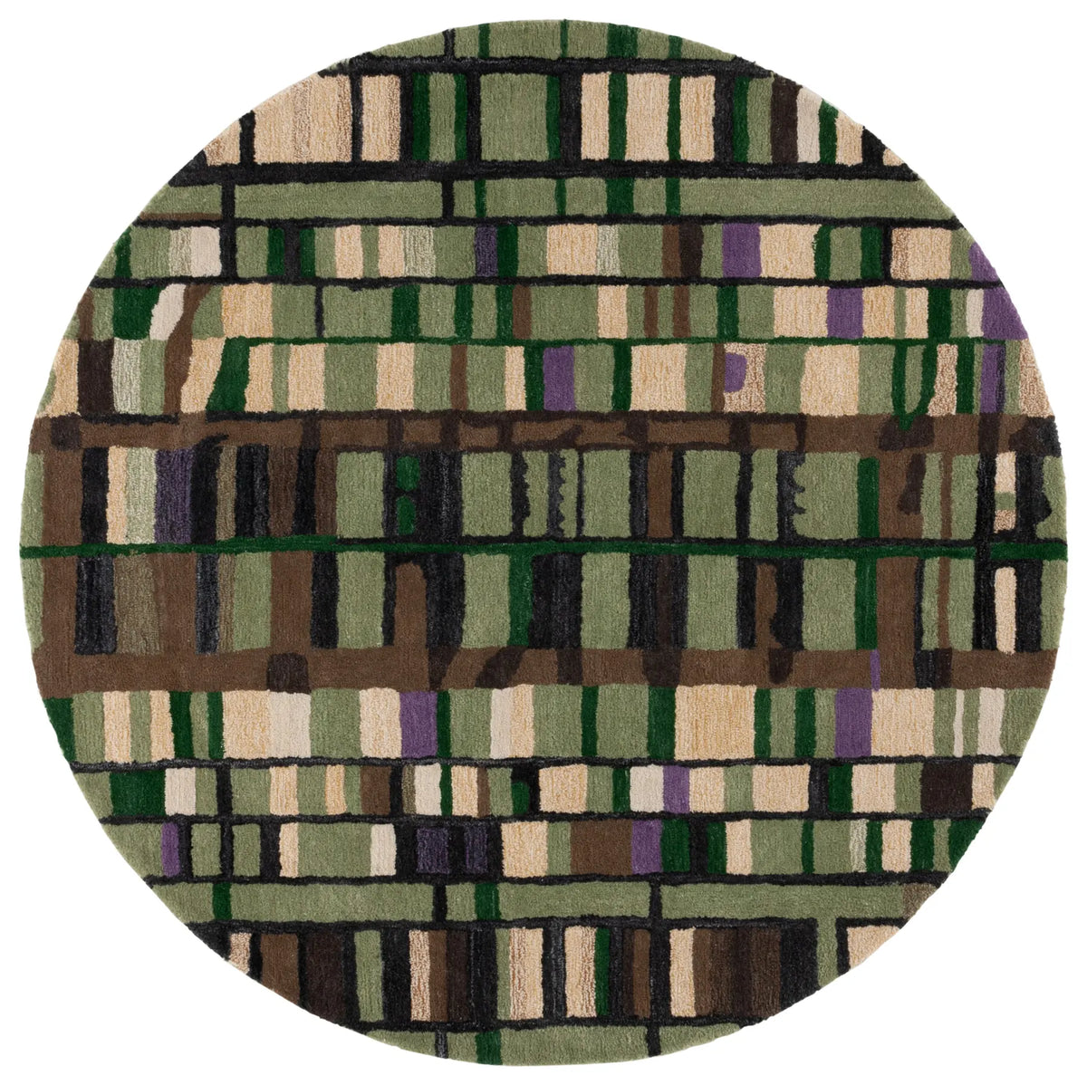 Safavieh Rodeo Drive 6'-0" x 6'-0" Rug in Green / Purple