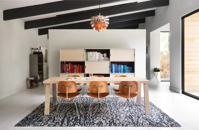 Loloi Juneau Jy-01 Steel / Blue Rugs - room scene 1 horizontal
