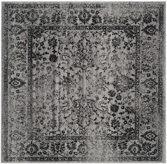 Safavieh Adirondack 6'-0" x 6'-0" Rug in Grey / Black