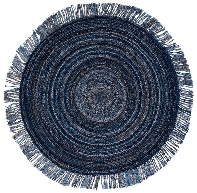 Safavieh Renewal 5'-0" x 5'-0" Rug in Navy / Beige