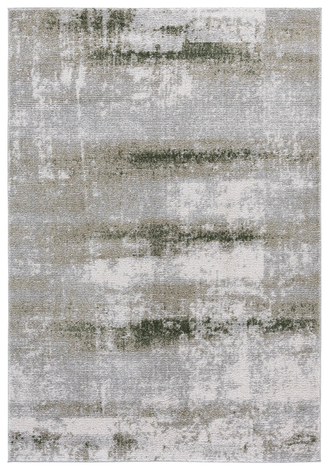 Safavieh Wave 4'-0" x 6'-0" Rug in Ivory / Green