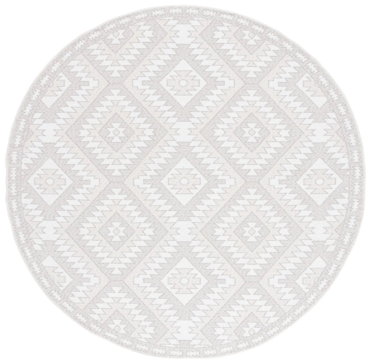Safavieh Prairie 300 6'-7" x 6'-7" Rug in Beige / Ivory