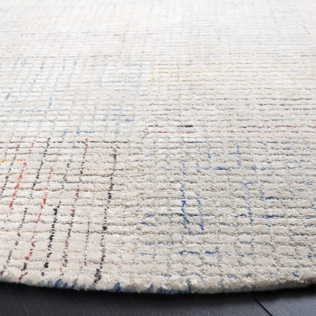 Safavieh Abstract 6'-0" x 6'-0" Rug in Ivory / Blue