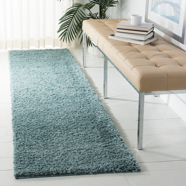 Safavieh August Shag 900 2'-3" x 10'-0" Rug in Aqua