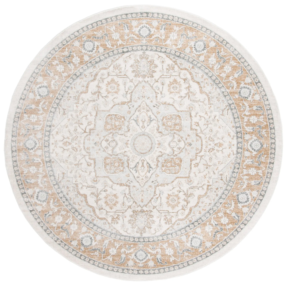 Safavieh Isabella 6'-7" x 6'-7" Rug in Cream / Beige