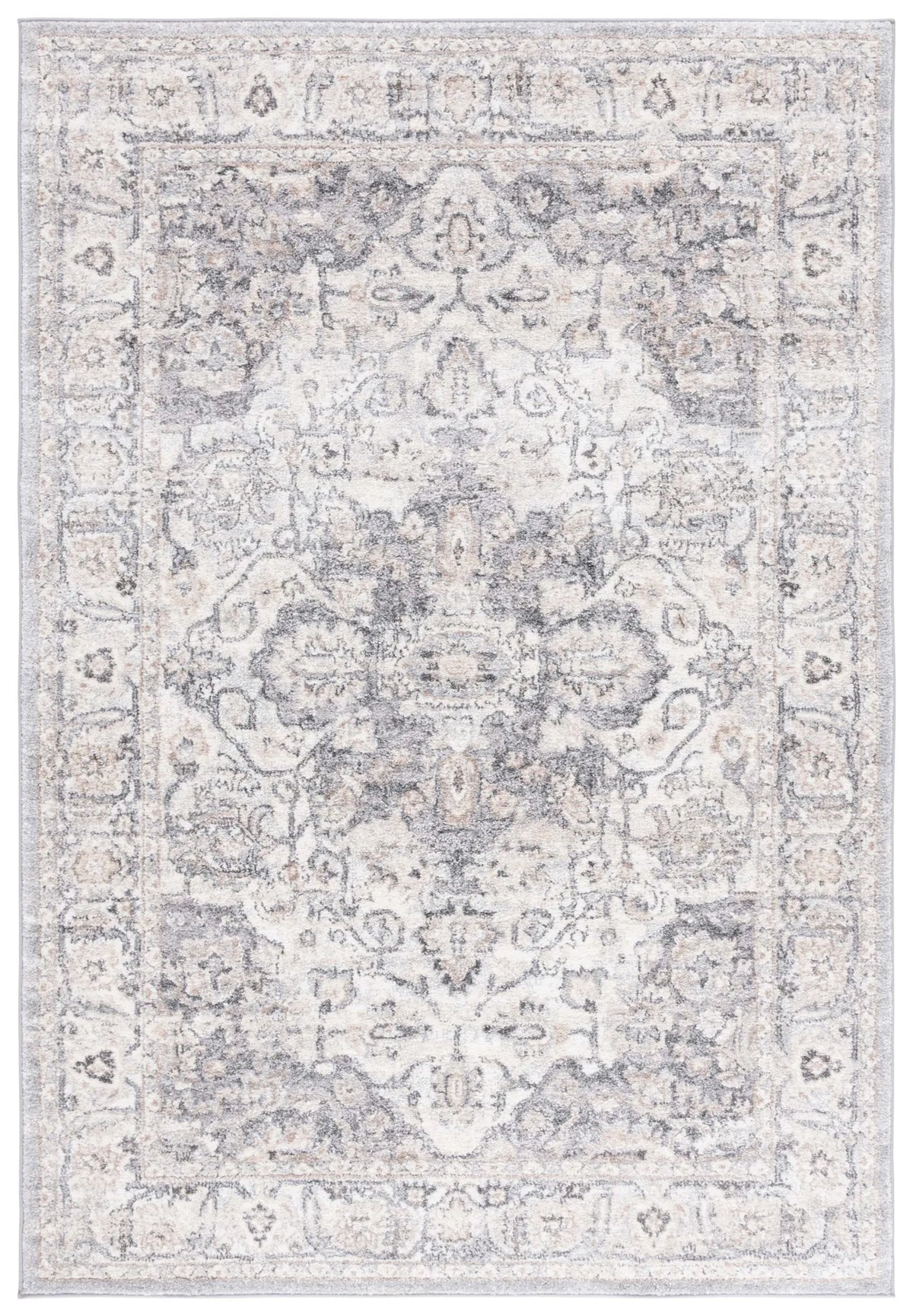 Safavieh Opal 4'-0" x 6'-0" Rug in Grey / Ivory
