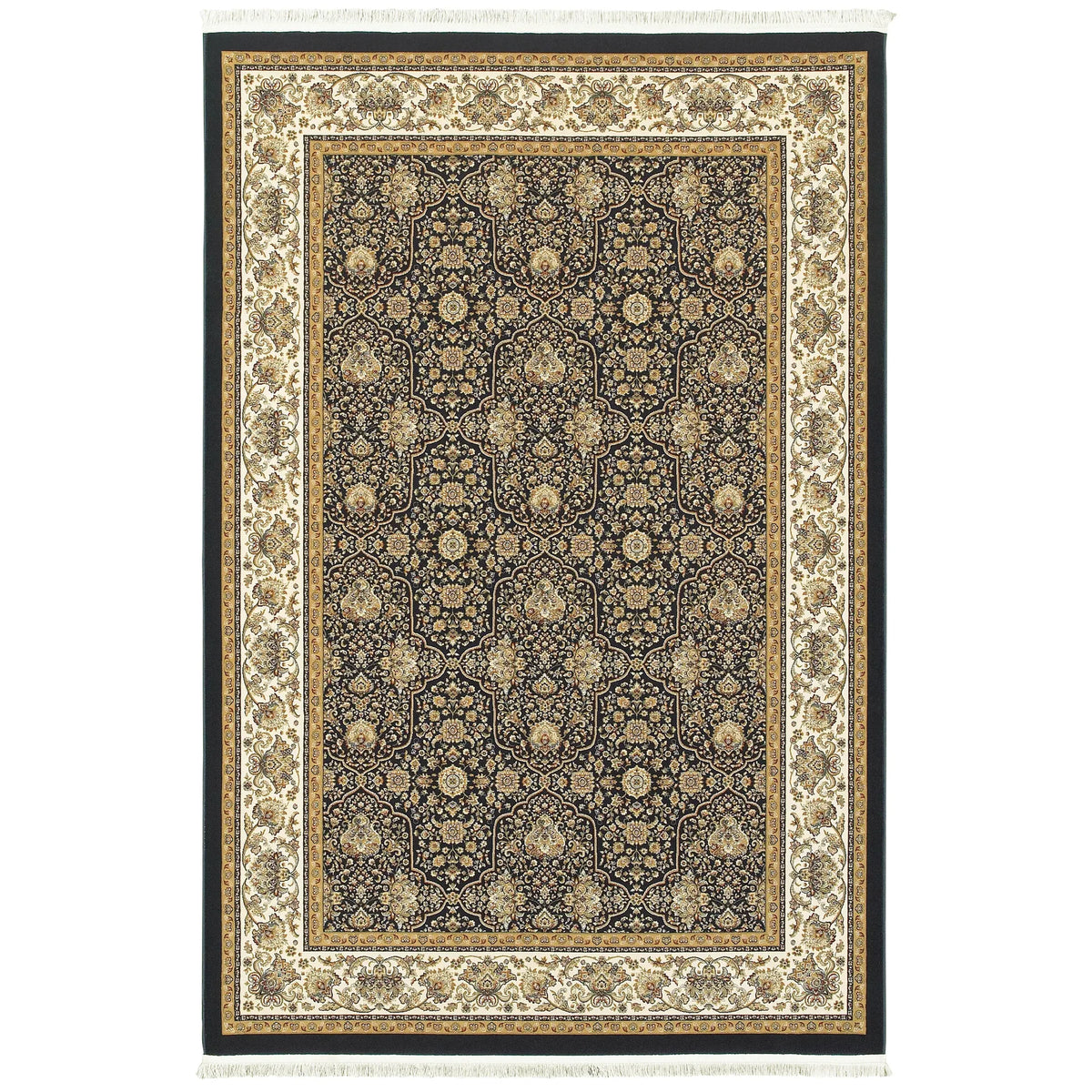 Oriental Weavers Sphinx Masterpiece 1331B Navy / Ivory Rugs - main flat
