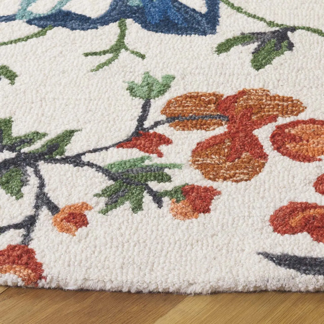 Safavieh Jardin 6'-0" x 6'-0" Rug in Ivory / Orange