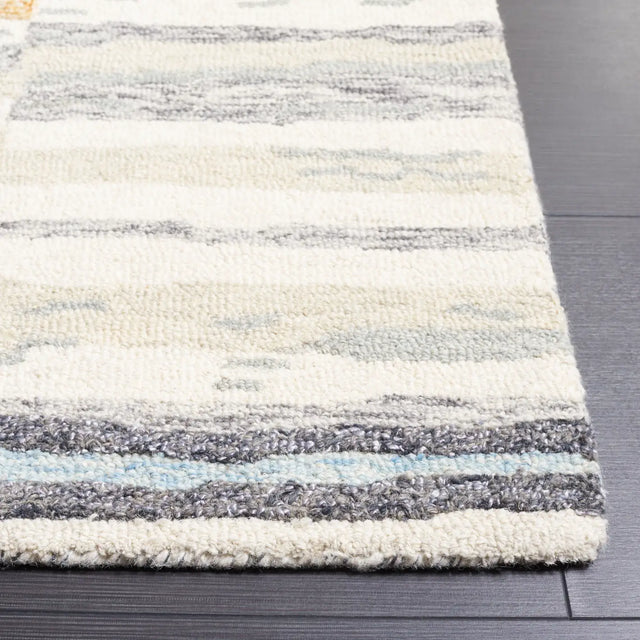 Safavieh Ebony 4'-0" x 6'-0" Rug in Ivory / Grey