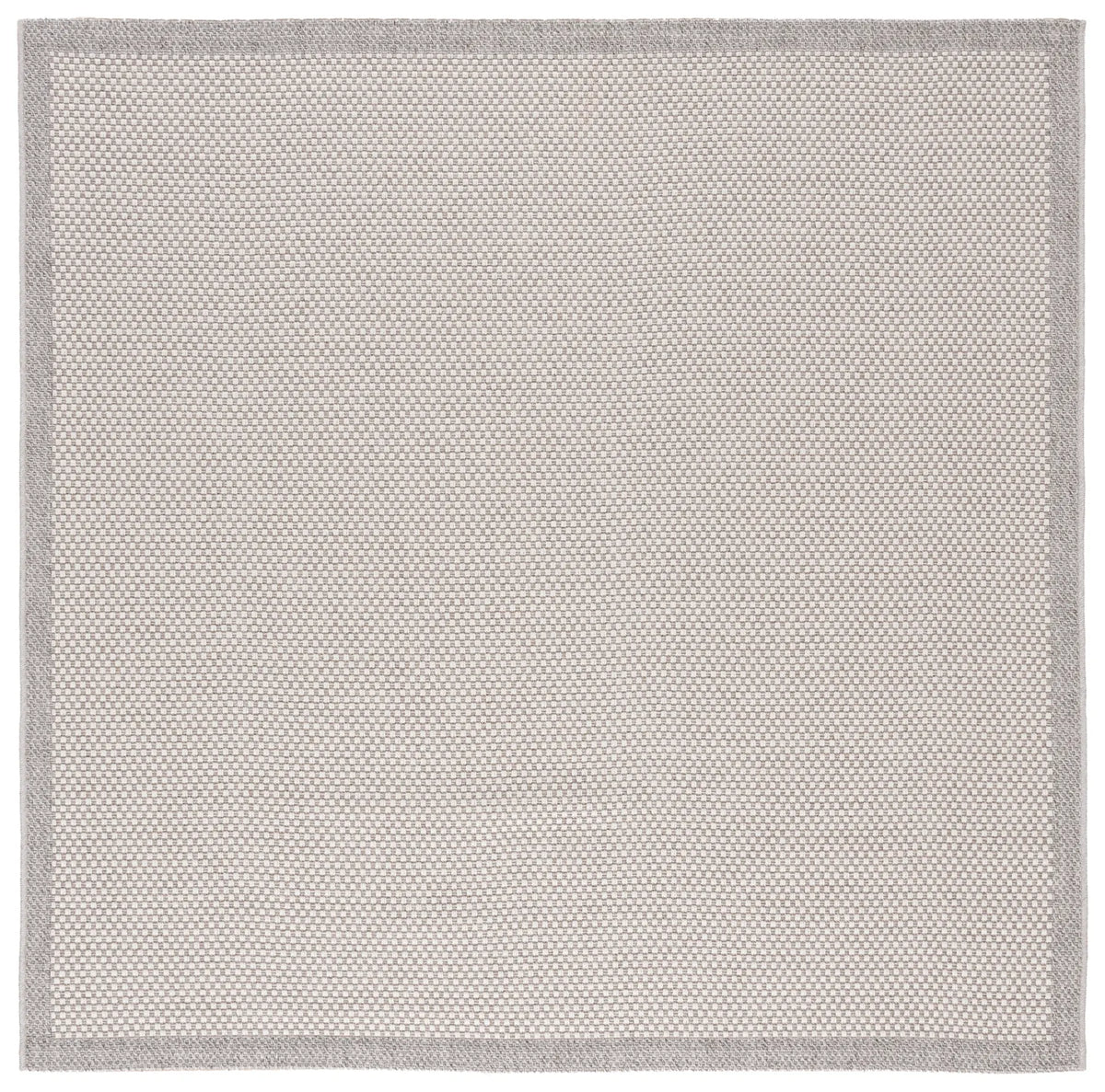 Safavieh Sisal All-Weather 6'-7" x 6'-7" Rug in Ivory / Grey