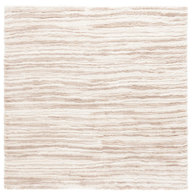 Safavieh Seattle Shag 900 6'-7" x 6'-7" Rug in Ivory / Beige