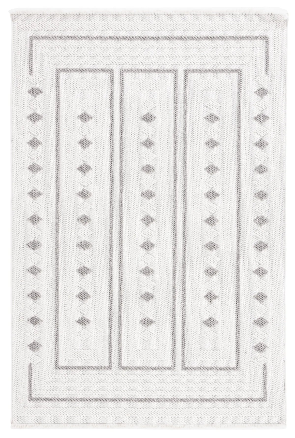 Safavieh Lotus 4'-0" x 6'-0" Rug in Ivory / Grey