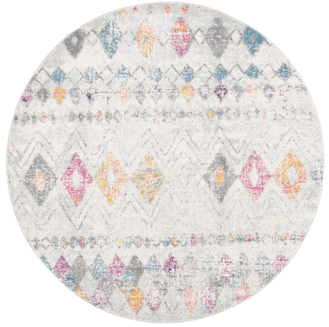 Safavieh Madison 700 5'-3" x 5'-3" Rug in Grey / Gold