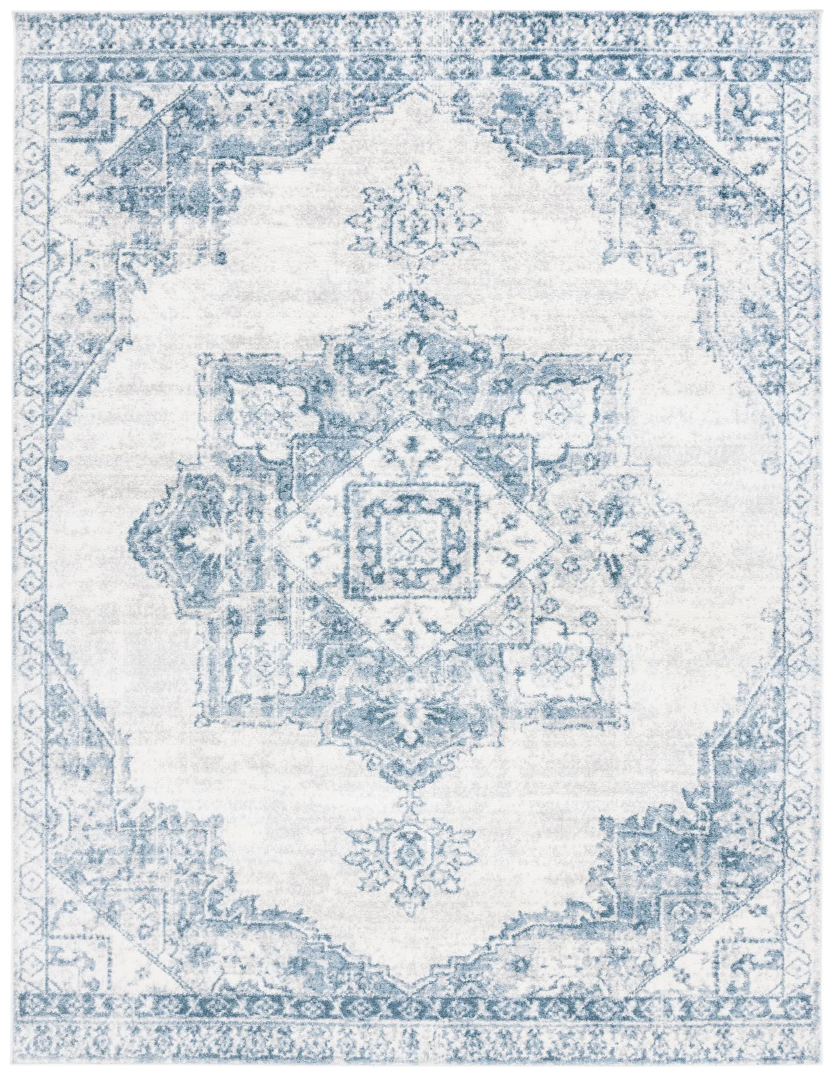 Safavieh Layla 10'-0" x 14'-0" Rug in Ivory Grey / Blue