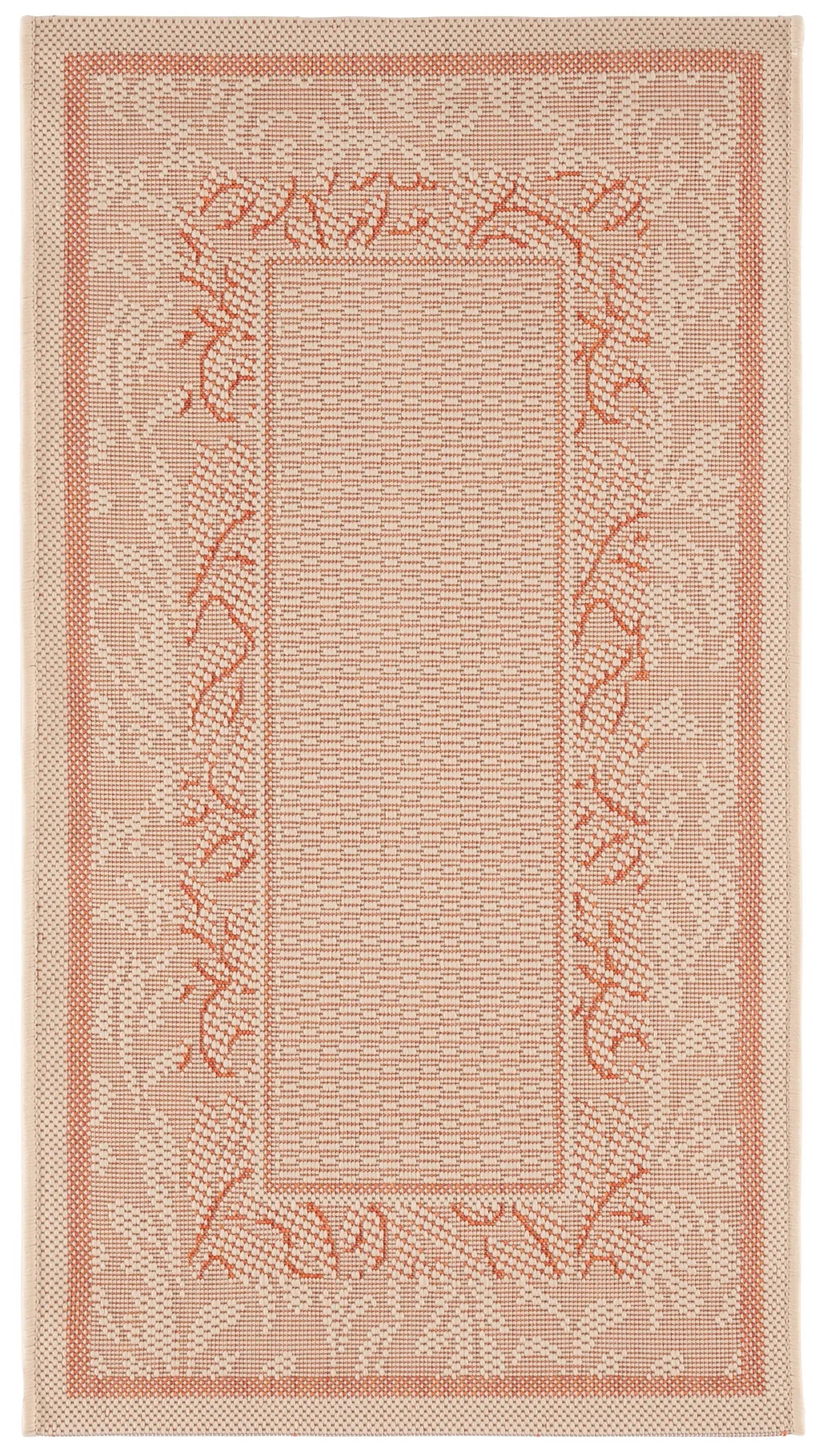 Safavieh Courtyard 2'-0" x 3'-7" Rug in Natural / Terra