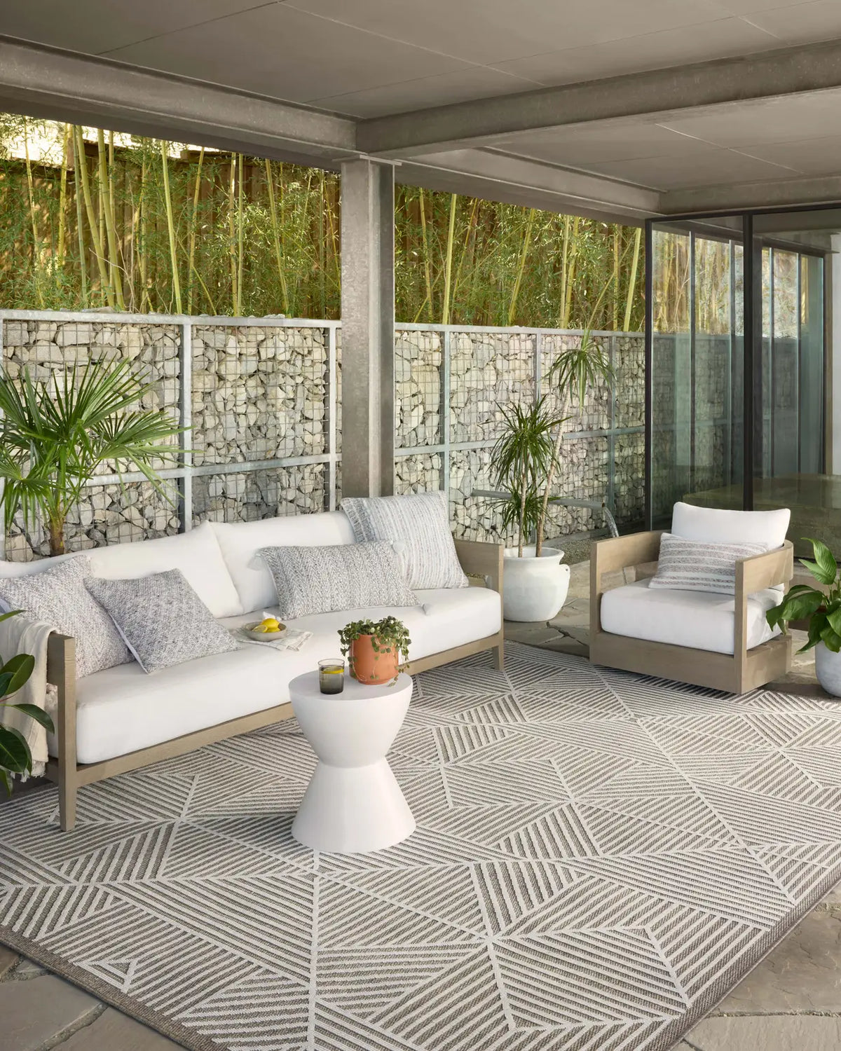Loloi Rainier Rai-03 Natural/Ivory Rug - room scene 1