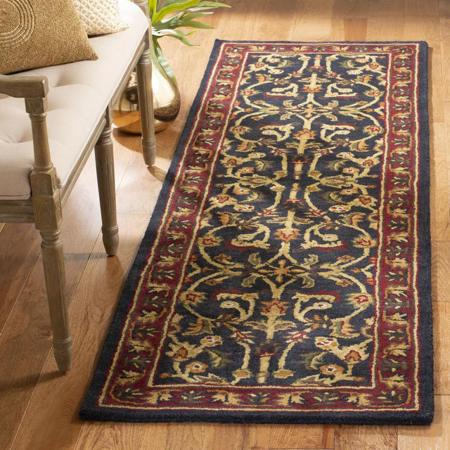 Safavieh Heritage 2'-3" x 10'-0" Rug in Black / Red