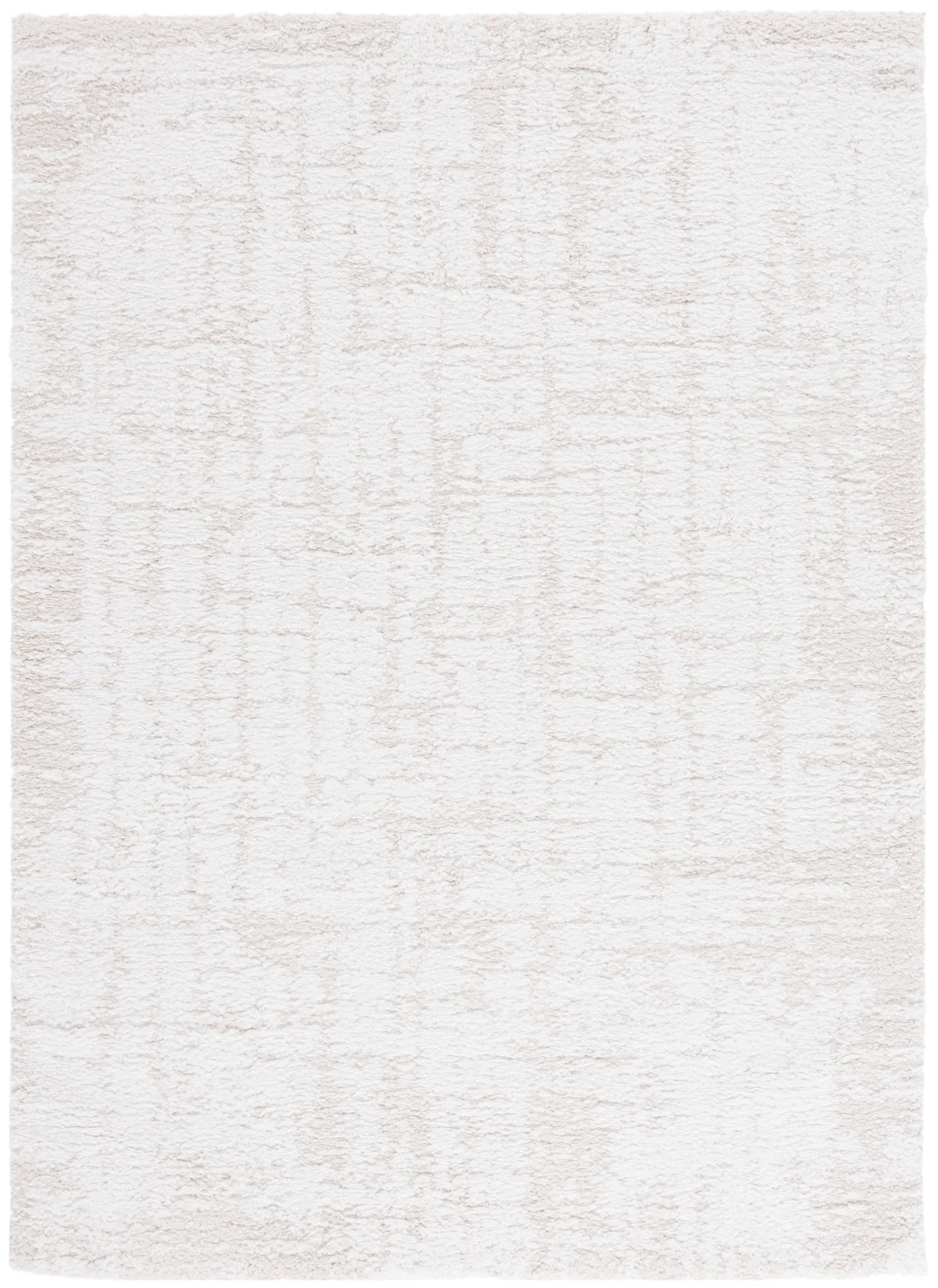 Safavieh Rumi Shag 4'-0" x 6'-0" Rug in Ivory / Light Beige