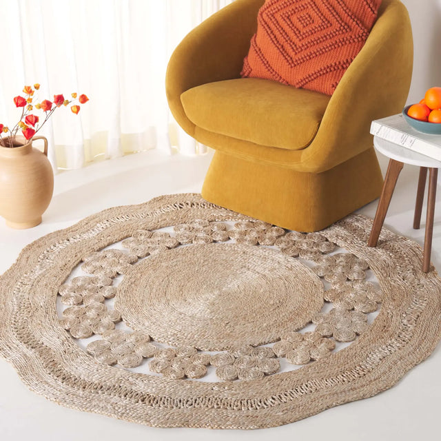 Safavieh Natural Fiber 5'-0" x 5'-0" Rug in Natural