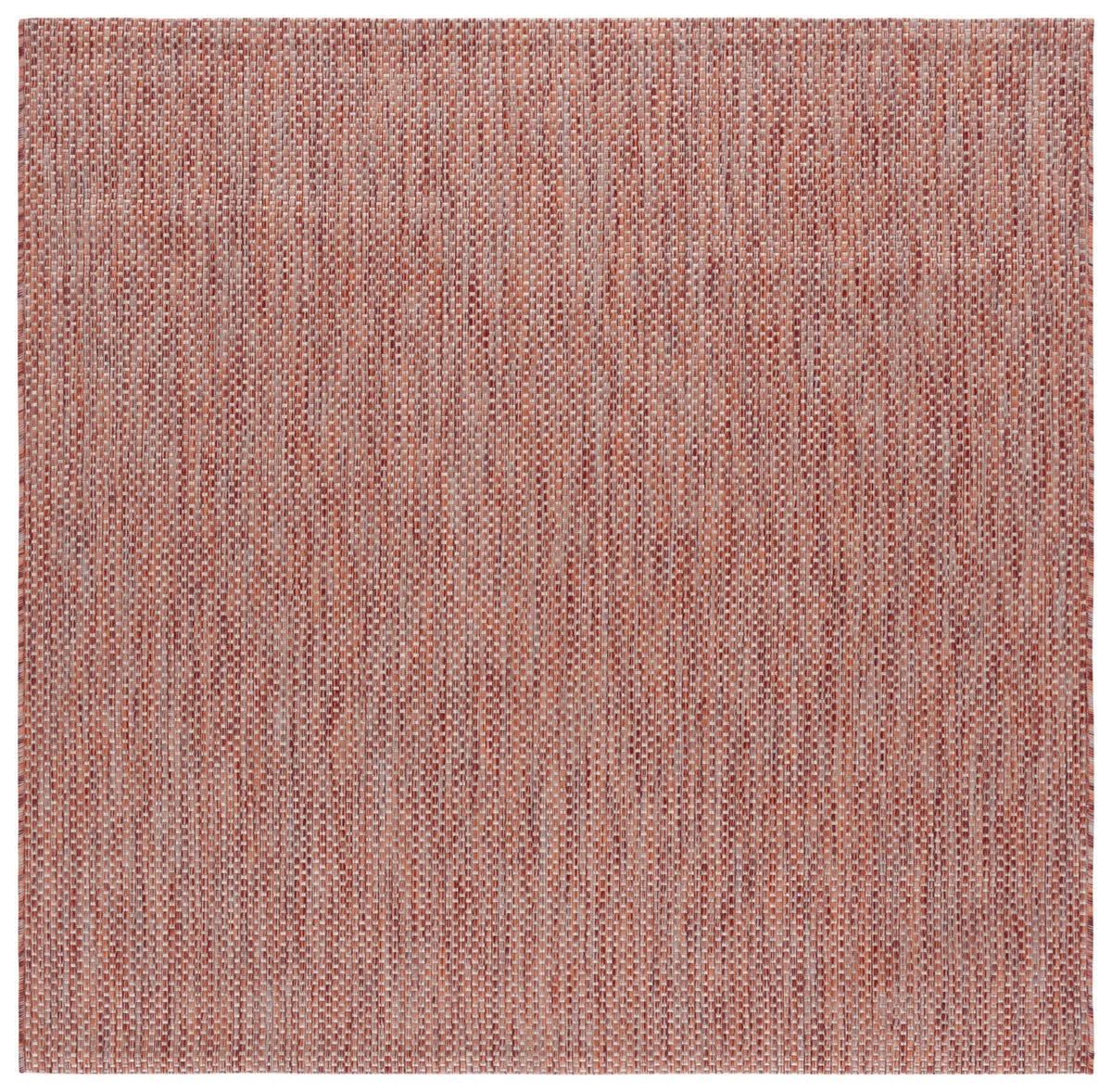 Safavieh Courtyard 6'-7" x 6'-7" Rug in Red / Beige
