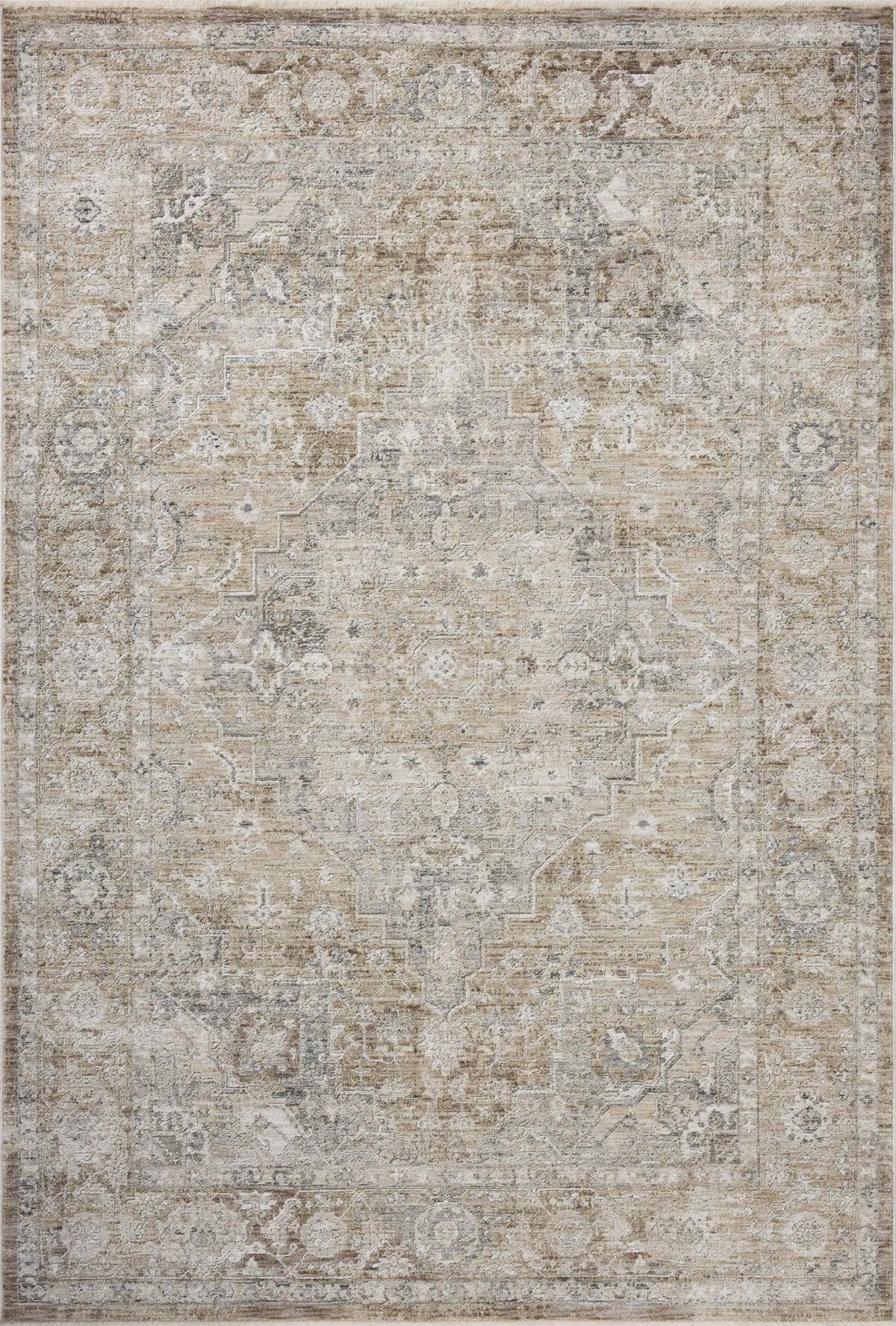 Loloi Tabitha Tai-01 Khaki/Slate Rug - main flat