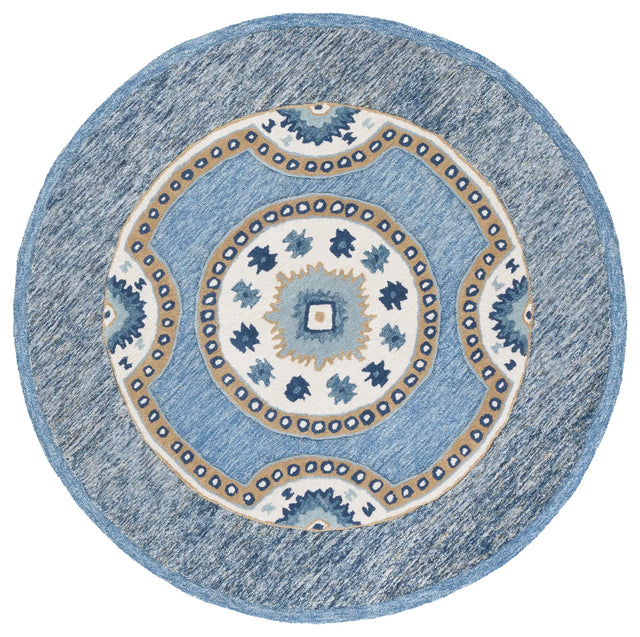 Safavieh Metro 6'-0" x 6'-0" Rug in Blue / Grey