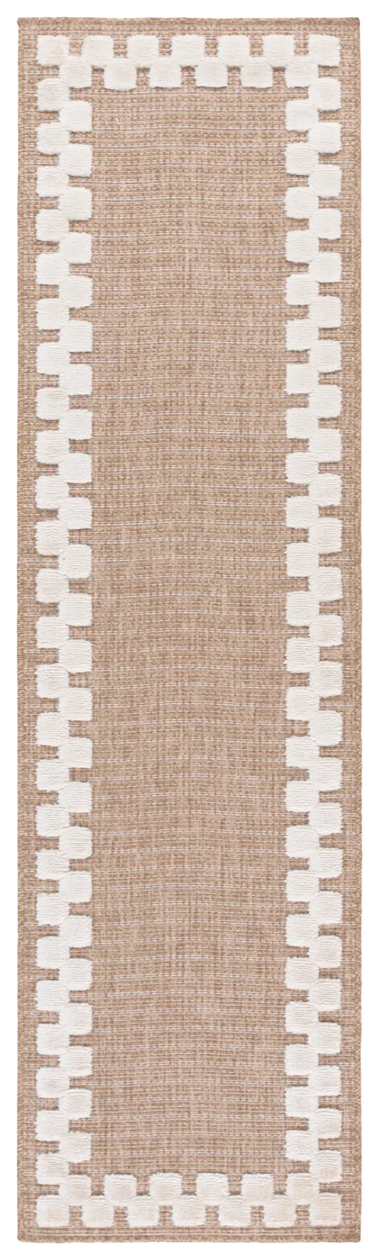 Safavieh Clayton 2'-2" x 8'-0" Rug in Natural / Ivory