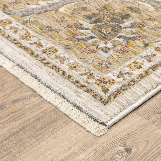 Oriental Weavers Sphinx Maharaja 5091W Ivory/Gold Rugs - corner detail