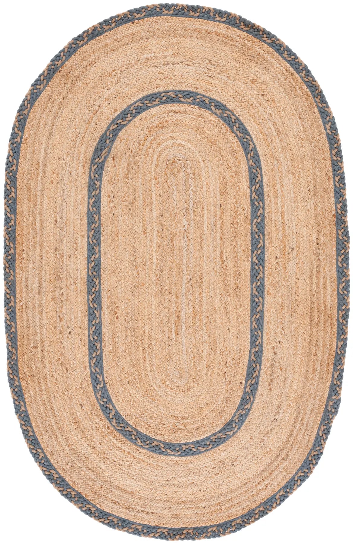 Safavieh Natural Fiber 5'-0" x 8'-0" Rug in Natural / Grey