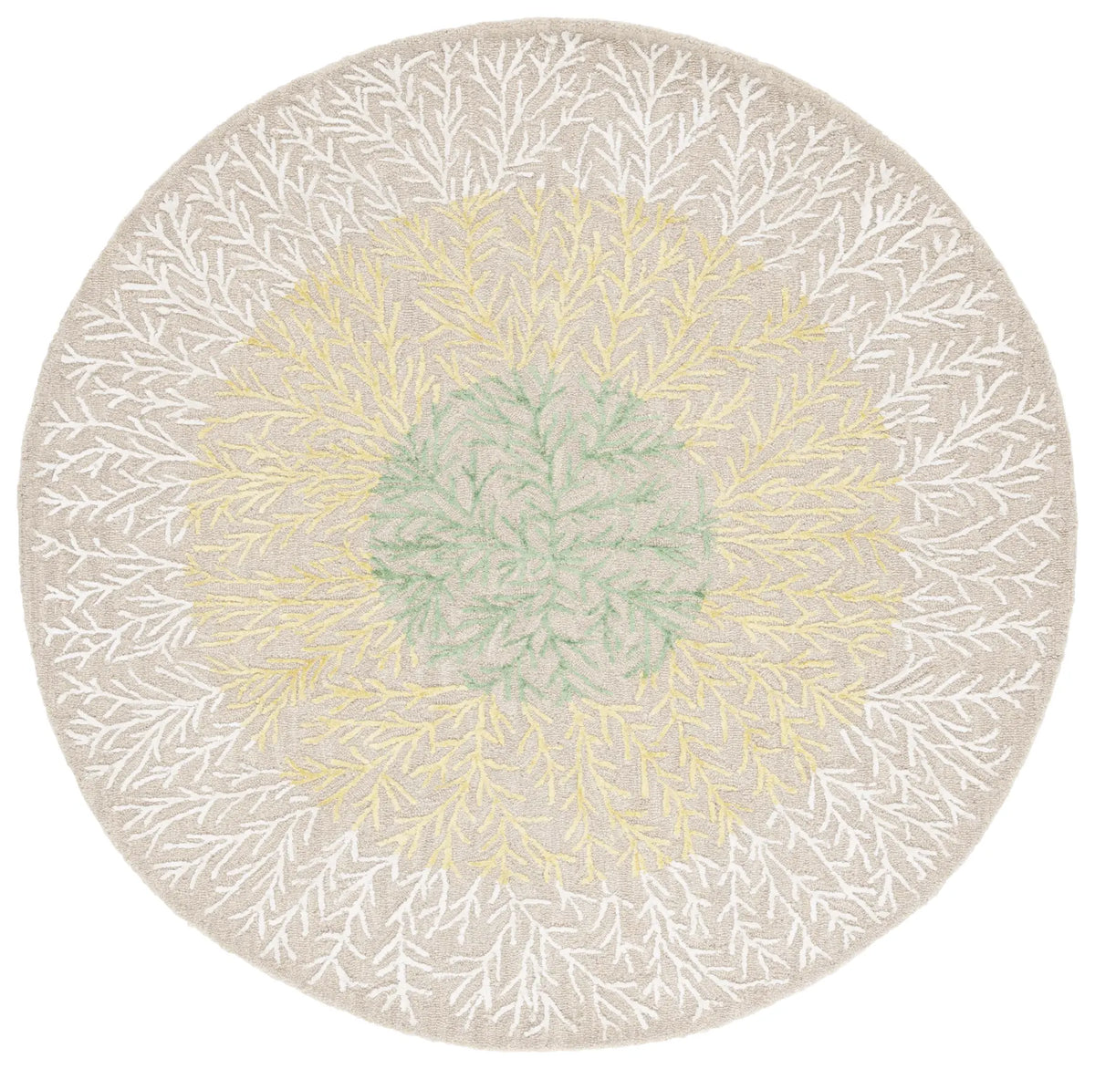 Safavieh Soho 6'-0" x 6'-0" Rug in Beige / Yellow