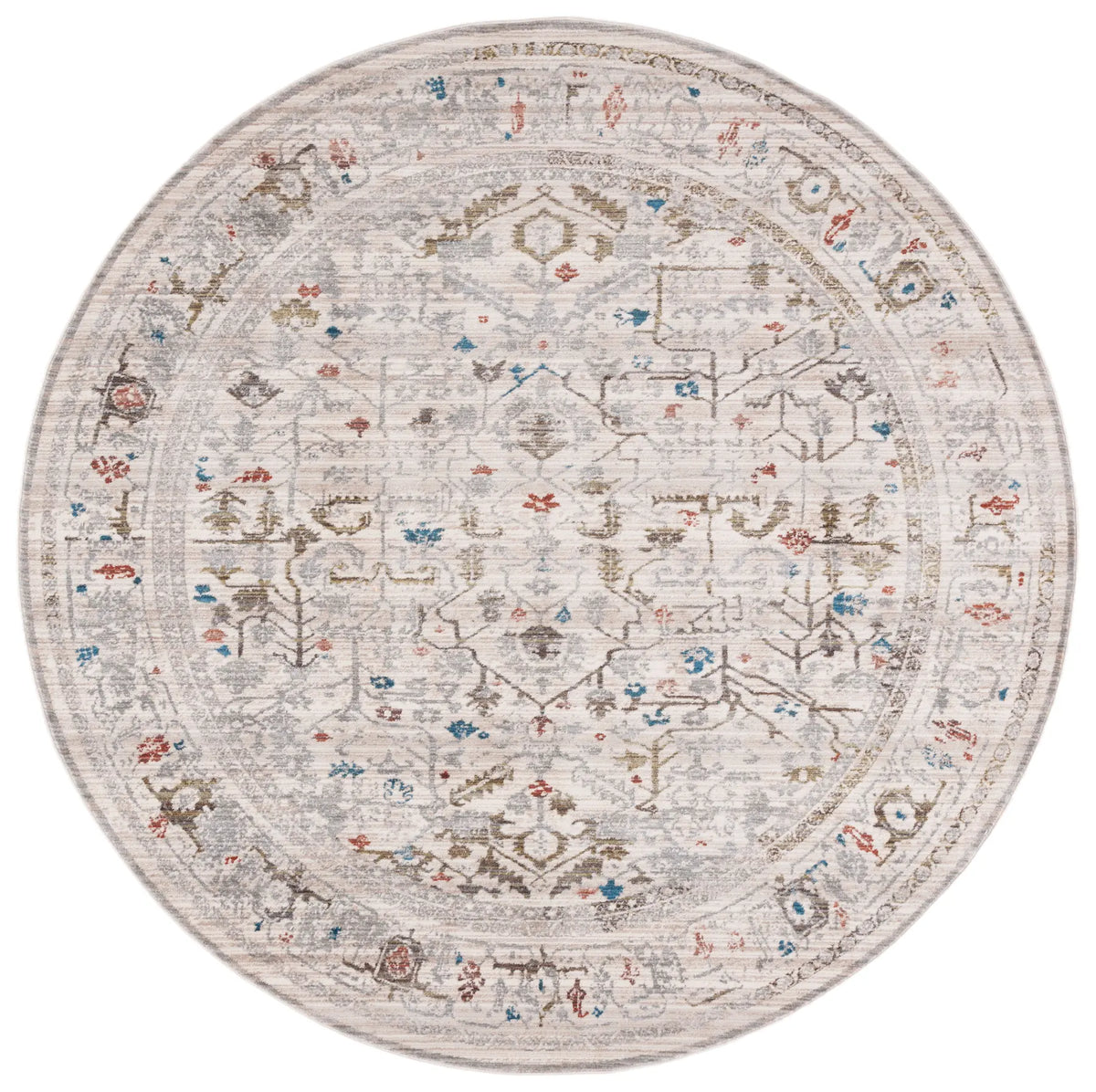 Safavieh Vintage Persian 6'-7" x 6'-7" Rug in Ivory / Sage