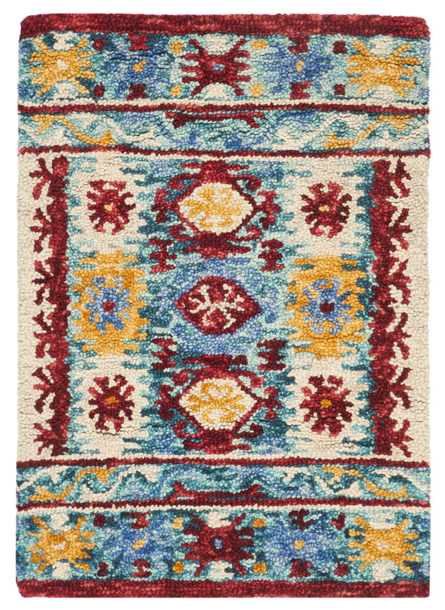 Safavieh Aspen 2'-0" x 3'-0" Rug in Blue / Red