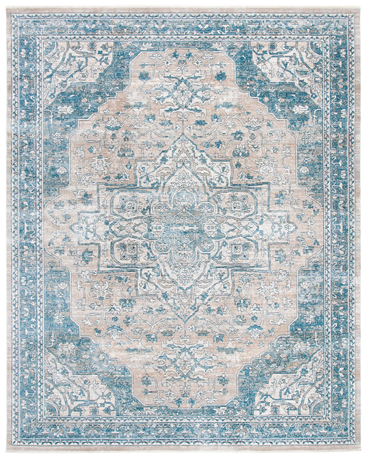 Safavieh Victoria 10'-0" x 14'-0" Rug in Blue / Grey