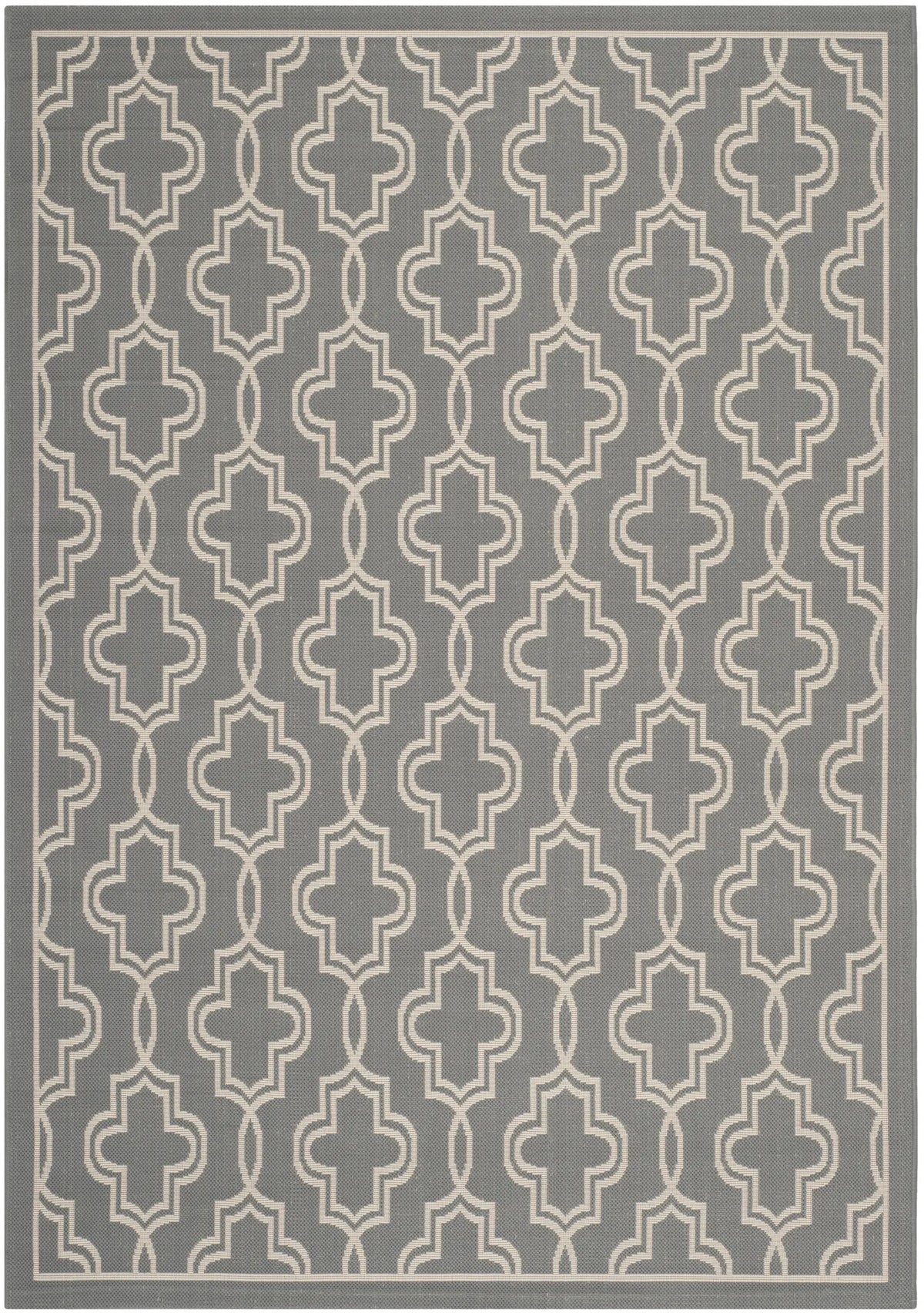 Safavieh Martha Stewart 4'-0" x 5'-7" Rug in Anthracite / Beige