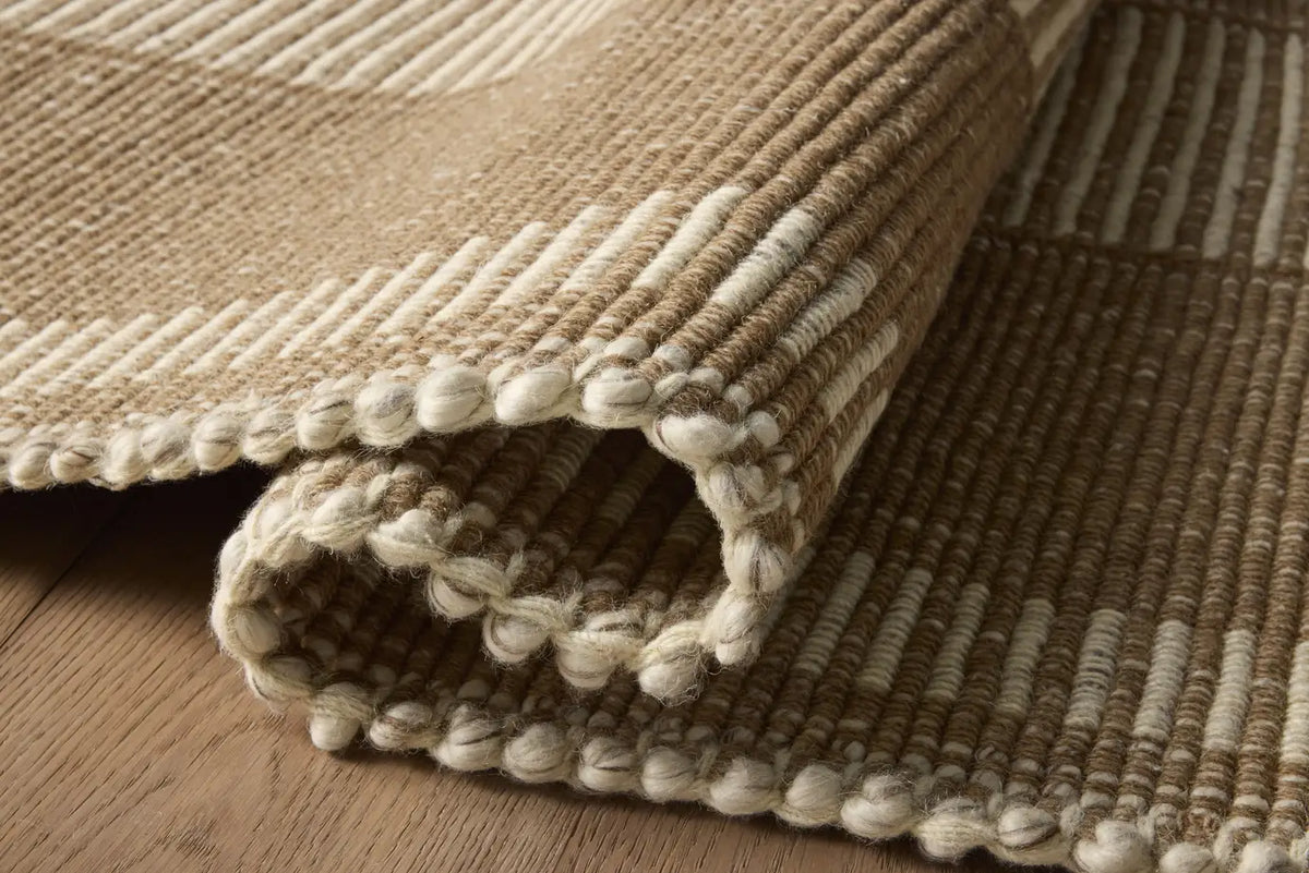 Loloi Sigrid SIG-01 Brown / Ivory Rug - pile height
