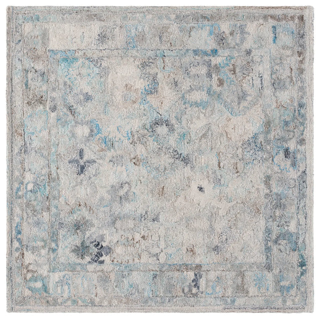 Safavieh Marquee 6'-0" x 6'-0" Rug in Light Blue / Beige
