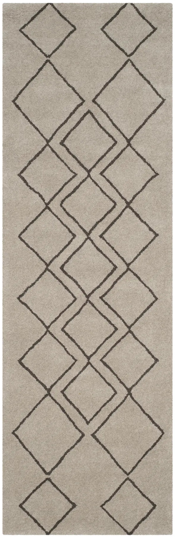 Safavieh Soho 2'-6" x 8'-0" Rug in Light Grey / Dark Grey
