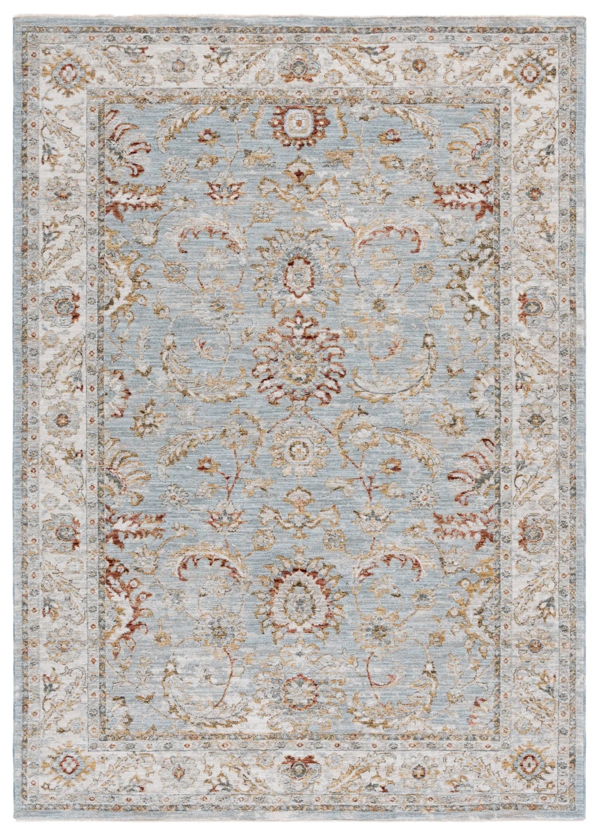 Safavieh Hamilton 4'-0" x 6'-0" Rug in Blue / Gold