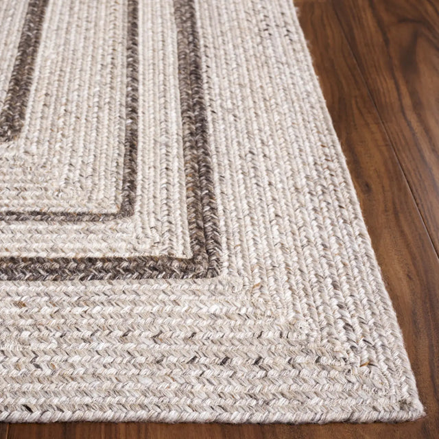 Safavieh Braided 4'-0" x 6'-0" Rug in Beige / Brown