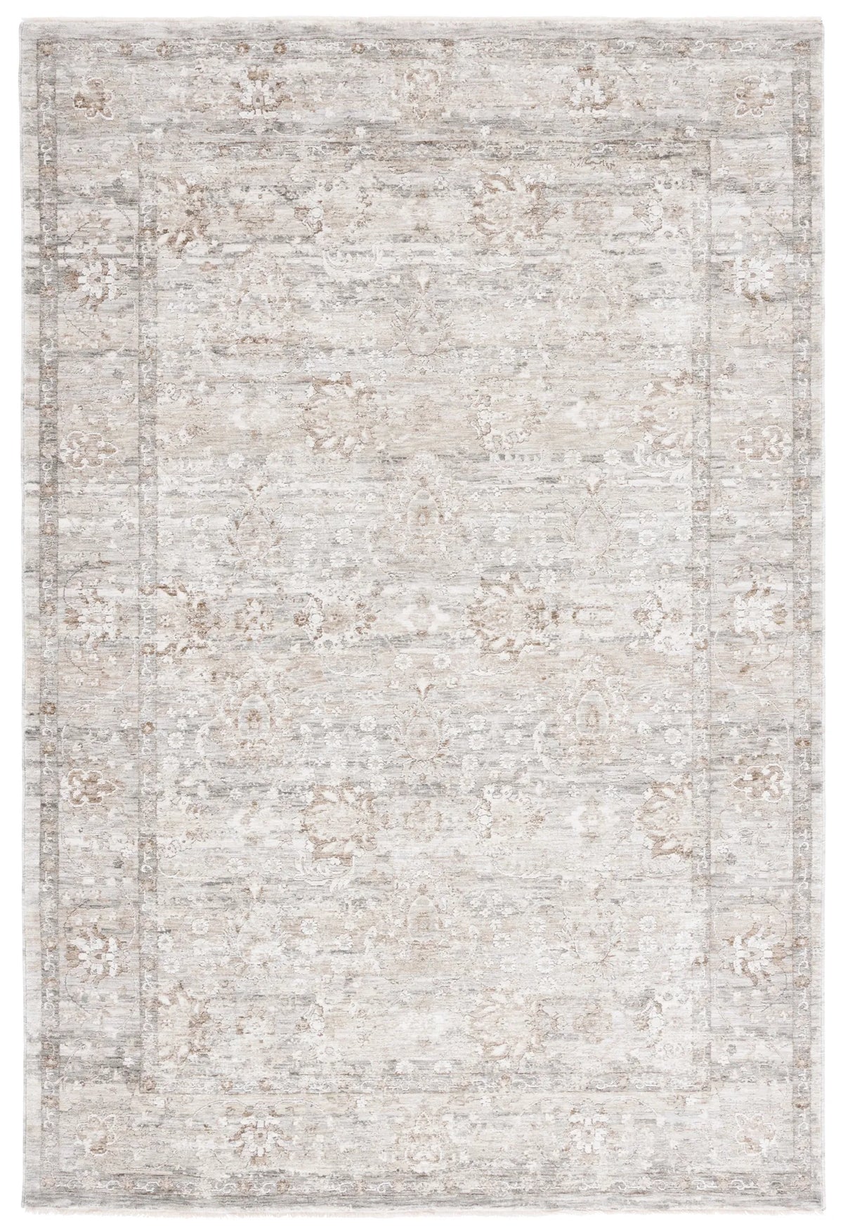 Safavieh Mason 100 4'-0" x 6'-0" Rug in Beige / Dark Grey
