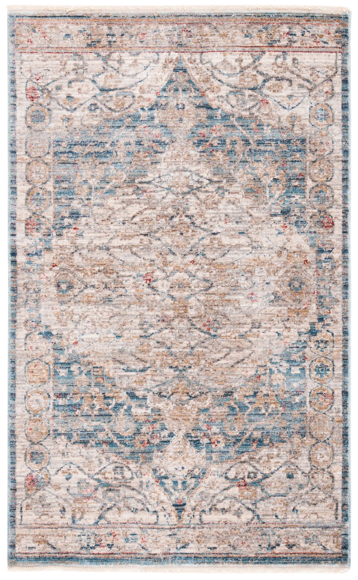 Safavieh Kenitra 600 3'-0" x 5'-0" Rug in Blue / Ivory