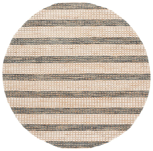 Safavieh Martha Stewart 6'-0" x 6'-0" Rug in Natural / Dark Blue