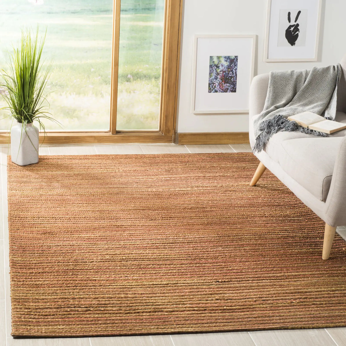 Safavieh Cape Cod 4'-0" x 6'-0" Rug in Rust
