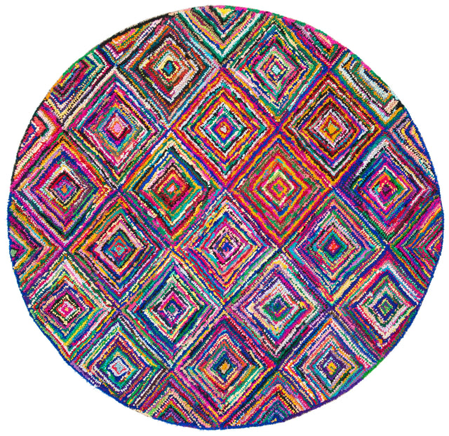 Safavieh Nantucket 6'-0" x 6'-0" Rug in Multi